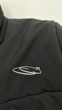 Piumino cropped nero Cannari concept