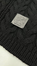Mantellina con cappuccio OFF WHITE