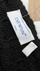 Mantellina con cappuccio OFF WHITE