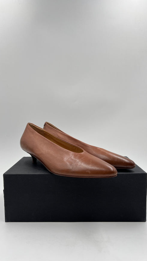 Decollete in pelle N.40
