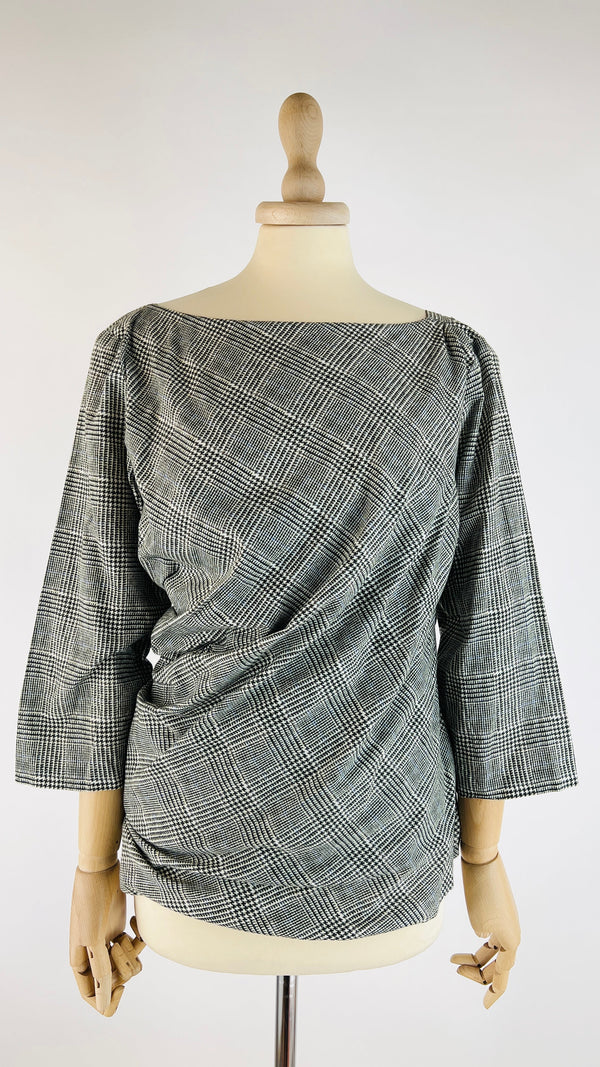 Top Principe di Galles in cotone