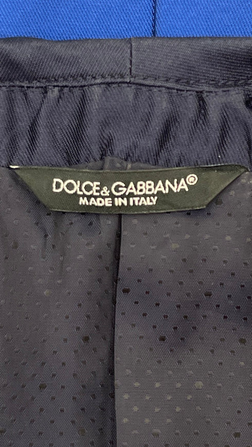 Blazer in seta con cartellino
