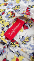 Top con stampa fiori in 100% seta