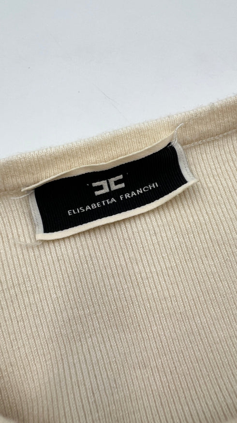 Longsleeve cropped cristalli