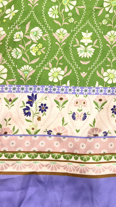 Camicia a fiori con cartellino