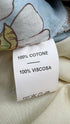 Chemisier lungo in cotone a fiori