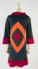 Abito corto color block DIANE VON FURSTENBERG
