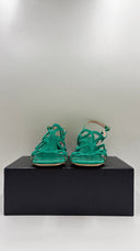 Sandalo in suede verde N.35/36/40/42 WAIt and see