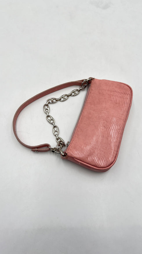 Borsa small in pelle rosa