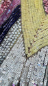Abito lungo paillettes cartellino