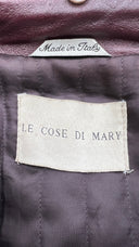Giacca doppiopetto pelle Le Cose di mary
