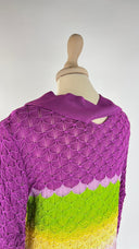 Maglia multicolor con maxi collo MISSONI