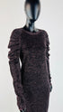 Abito midi lurex
