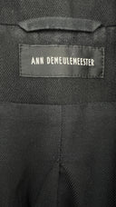 Blazer monopetto nero ANN DEMEULEMEESTER