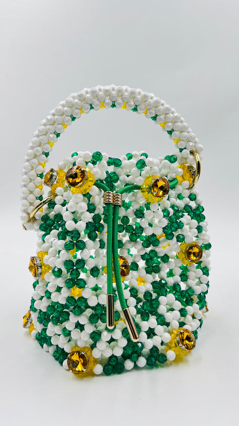 Borsa perline e strass