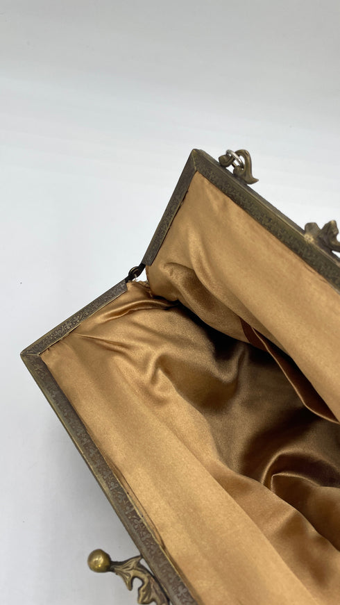 Borsa tessuto ricamato