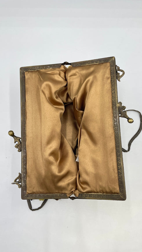 Borsa tessuto ricamato