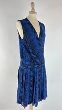 Abito midi animalier seta Proenza Schouler