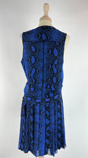 Abito midi animalier seta Proenza Schouler