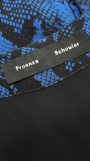 Abito midi animalier seta Proenza Schouler