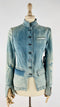 Giacca denim sfiancata