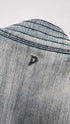 Giacca denim sfiancata