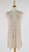 Gilet jacquard con lurex