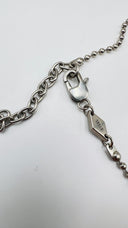 Collana con ciondolo serpente Fossil