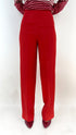Pantaloni palazzo con pinces