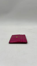 Portacarte fucsia metallizzato FENDI