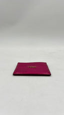 Portacarte fucsia metallizzato FENDI