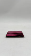 Portacarte fucsia metallizzato FENDI