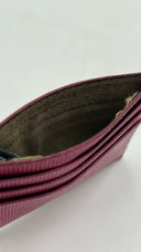 Portacarte fucsia metallizzato FENDI