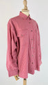 Camicia vichy rosso vintage