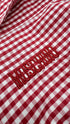 Camicia vichy rosso vintage