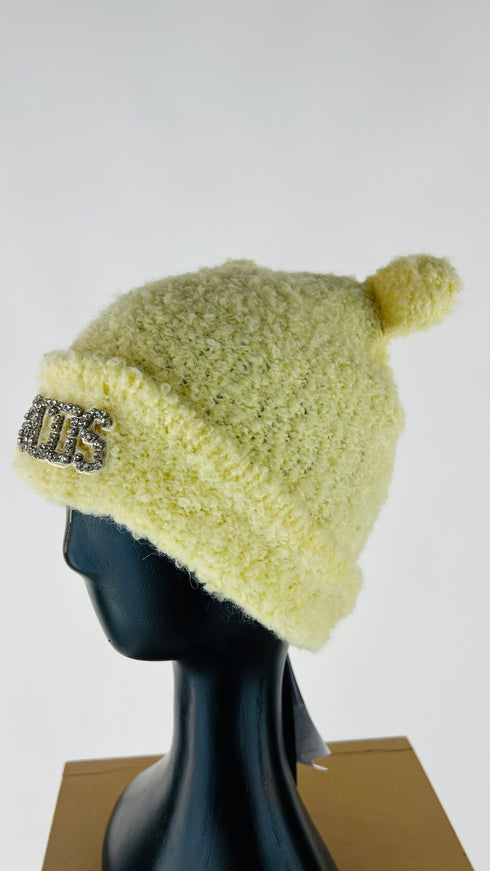 Cappello orecchie e strass con cartellino