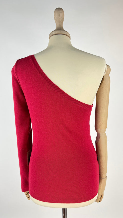 Maglia monospalla cuore