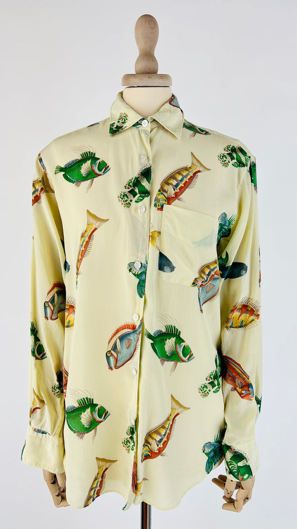 Camicia seta vintage