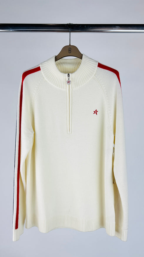 Maglia in lana bianca