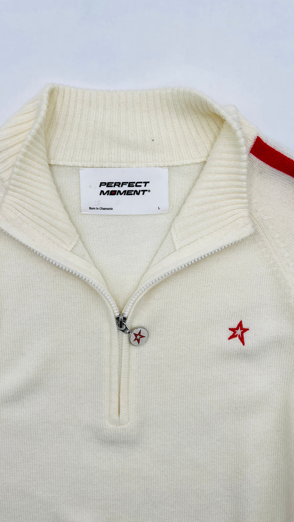 Maglia in lana bianca