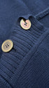 Maglione cotone blu vintage