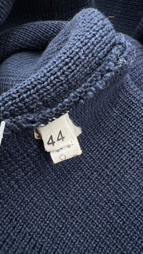 Maglione cotone blu vintage