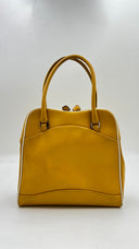 Borsa in pelle color senape PRADA