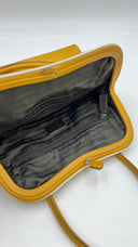 Borsa in pelle color senape PRADA