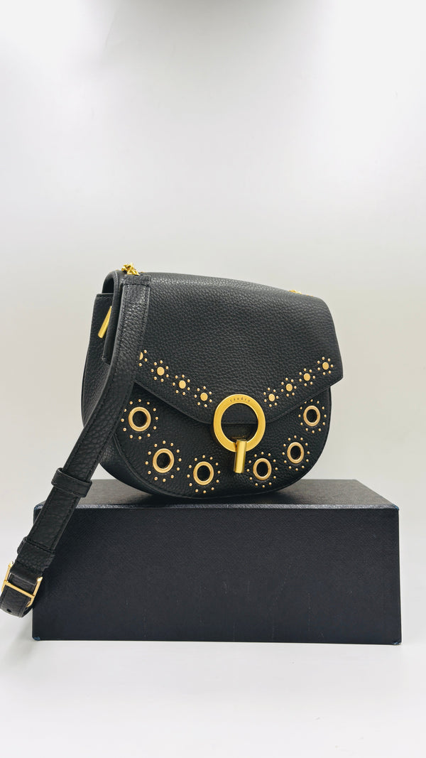 Borsa a spalla con borchie