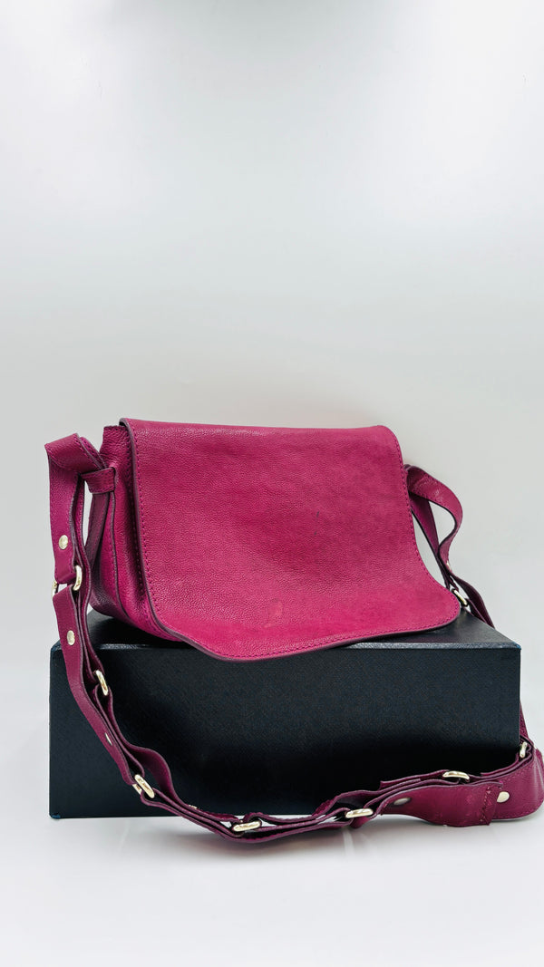 Borsa a spalla magenta