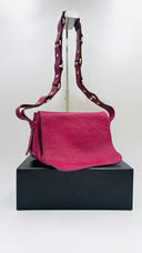 Borsa a spalla magenta Celine