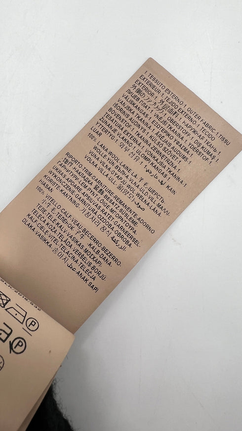 Berretto nero in lana