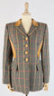 Blazer inserti pelle