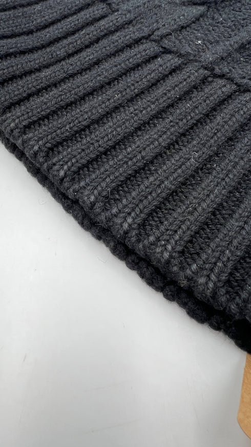 Berretto nero in lana